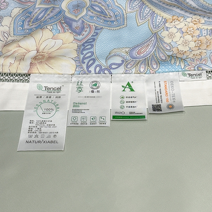 91家纺网 家纺一手货源 找家纺 欧夏家纺 2026新款兰精天丝数码印花镂空夏被空调被夏凉被薄被子可机洗 西西里-蓝