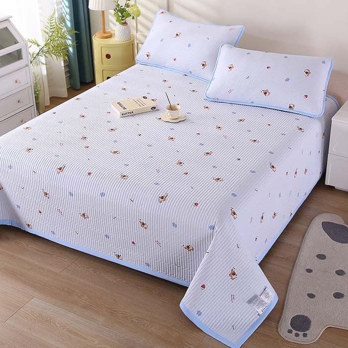 91家纺网 家纺一手货源 找家纺 欧朵家纺 2026新款云朵棉夹棉单床盖床盖单件 小象