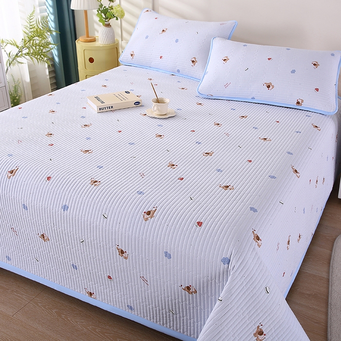 91家纺网 家纺一手货源 找家纺 欧朵家纺 2026新款云朵棉夹棉单床盖床盖单件 小象