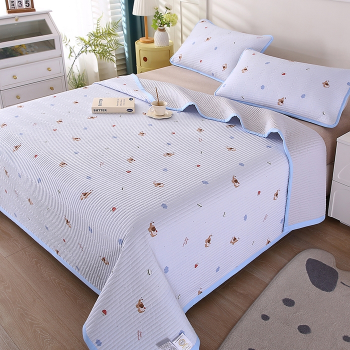 91家纺网 家纺一手货源 找家纺 欧朵家纺 2026新款云朵棉夹棉单床盖床盖单件 小象