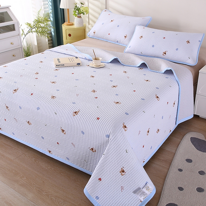 91家纺网 家纺一手货源 找家纺 欧朵家纺 2026新款云朵棉夹棉单床盖床盖单件 小象