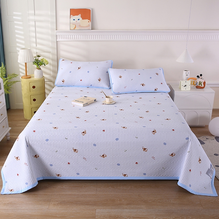 91家纺网 家纺一手货源 找家纺 欧朵家纺 2026新款云朵棉夹棉单床盖床盖单件 小象