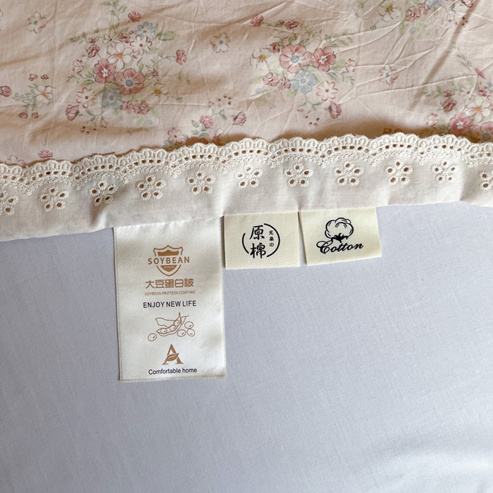 91家纺网 家纺一手货源 找家纺 耀悦家纺 2026新款纯棉a类棉纱夏被60支大豆纤维夏凉被双层纱 夕颜