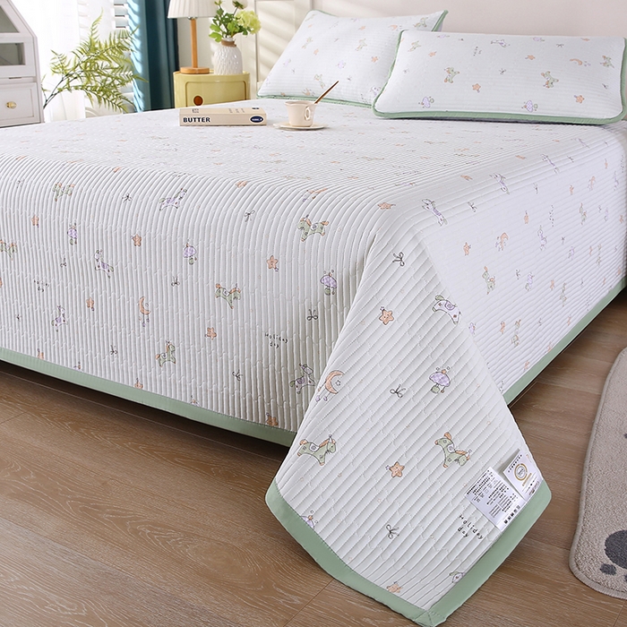 欧朵家纺 2026新款云朵棉夹棉单床盖床盖单件 游乐园