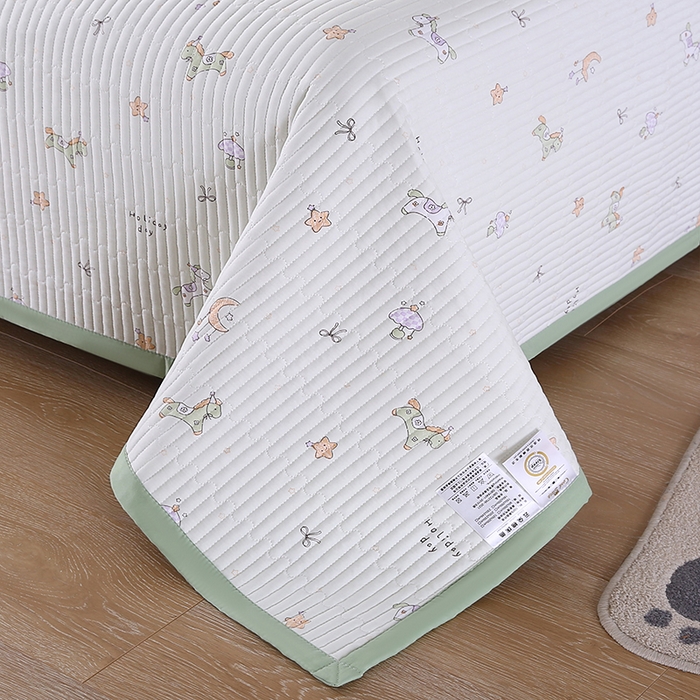 91家纺网 家纺一手货源 找家纺 欧朵家纺 2026新款云朵棉夹棉单床盖床盖单件 游乐园