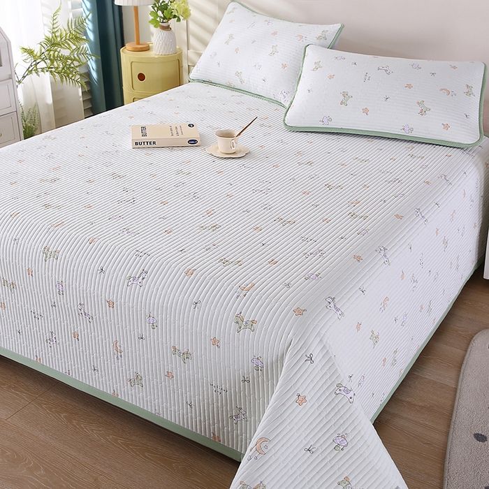 91家纺网 家纺一手货源 找家纺 欧朵家纺 2026新款云朵棉夹棉单床盖床盖单件 游乐园