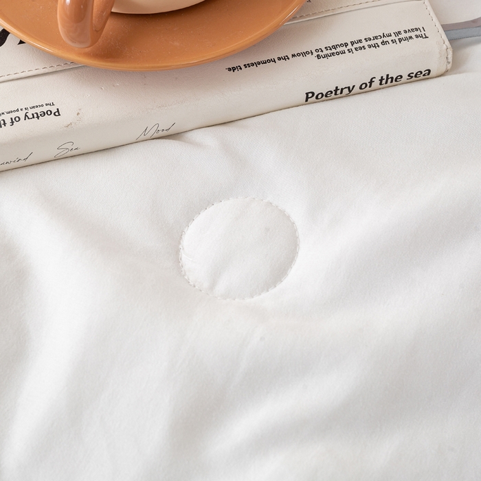 91家纺网 家纺一手货源 找家纺 憨豆  2026新款撞色双拼新疆棉花被夏被无印风水洗棉空调被夏凉被子（常年有货） 棉朵-卡其白