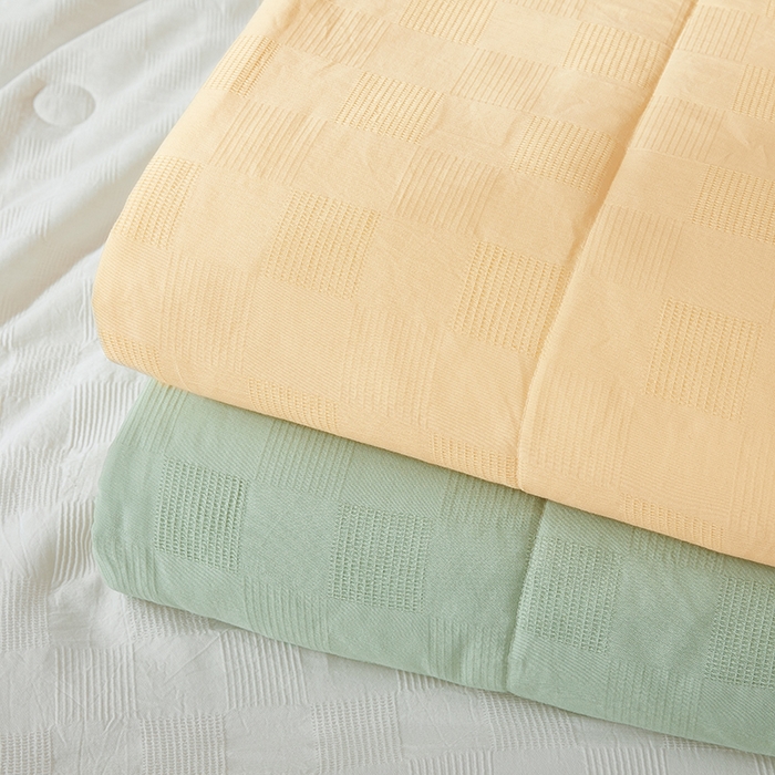 91家纺网 家纺一手货源 找家纺 （总）锦尚坊被芯馆 2026新款100%纯棉大提花夏凉被大豆空调被 全棉春秋被学生棉被