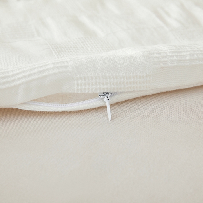 91家纺网 家纺一手货源 找家纺 锦尚坊被芯馆 2026新款100%纯棉大提花夏凉被大豆空调被 全棉春秋被学生棉被 奶白