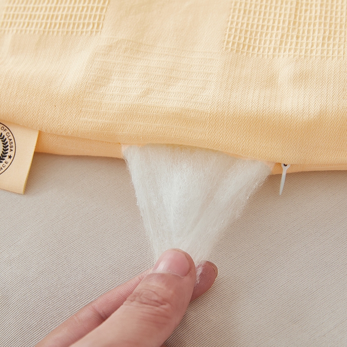 91家纺网 家纺一手货源 找家纺 锦尚坊被芯馆 2026新款100%纯棉大提花夏凉被大豆空调被 全棉春秋被学生棉被 米黄