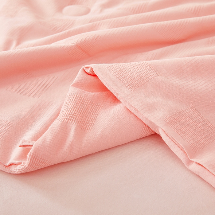 91家纺网 家纺一手货源 找家纺 锦尚坊被芯馆 2026新款100%纯棉大提花夏凉被大豆空调被 全棉春秋被学生棉被 玉色