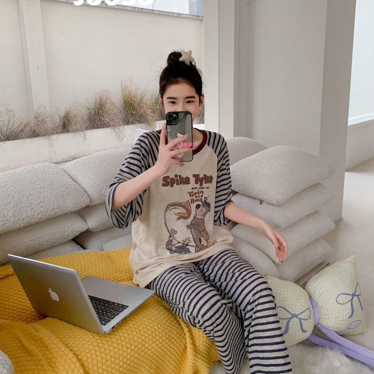 91家纺网 家纺一手货源 找家纺 妍景家居生活馆 2026新款格蕾夏日套装 灰色