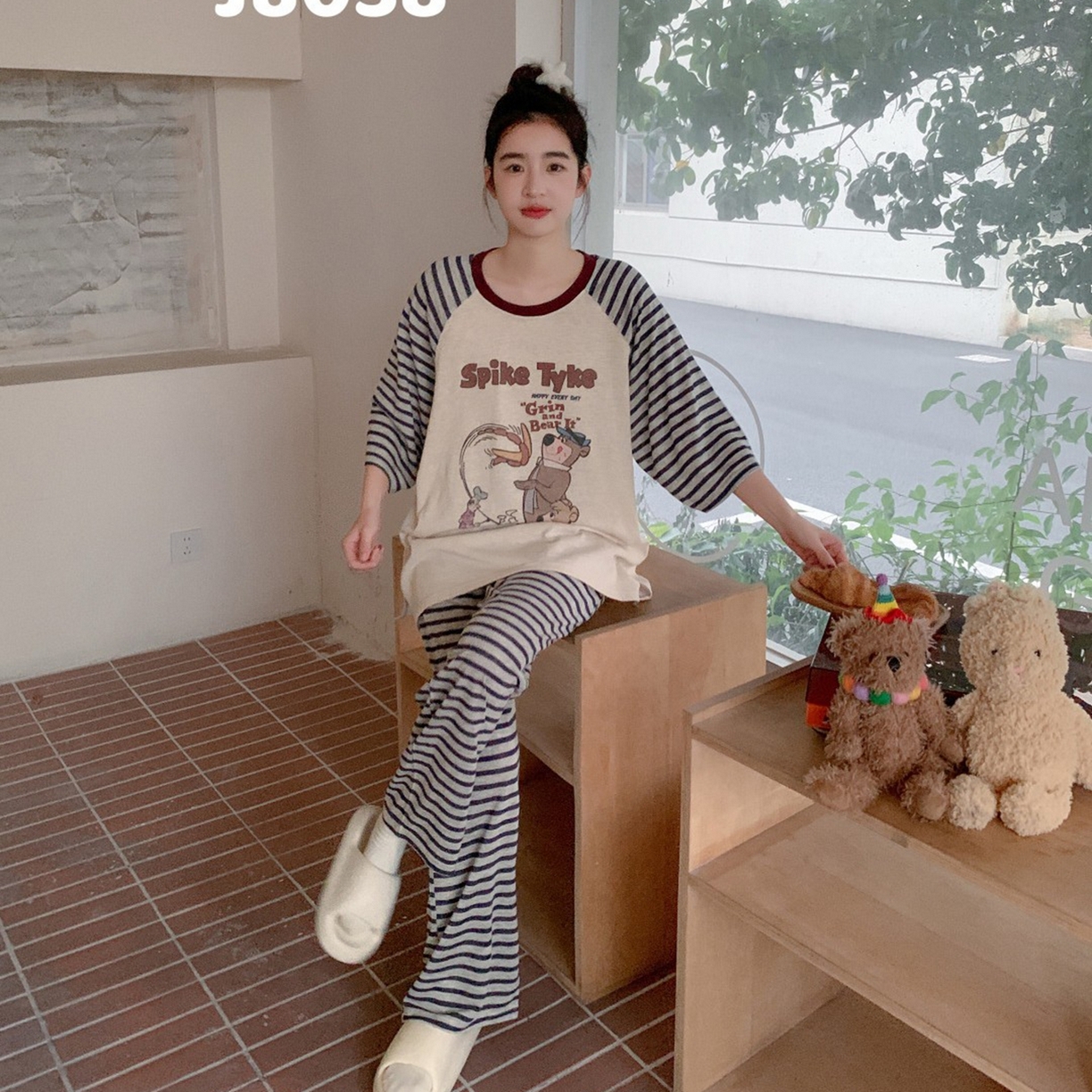 91家纺网 家纺一手货源 找家纺 妍景家居生活馆 2026新款格蕾夏日套装 灰色