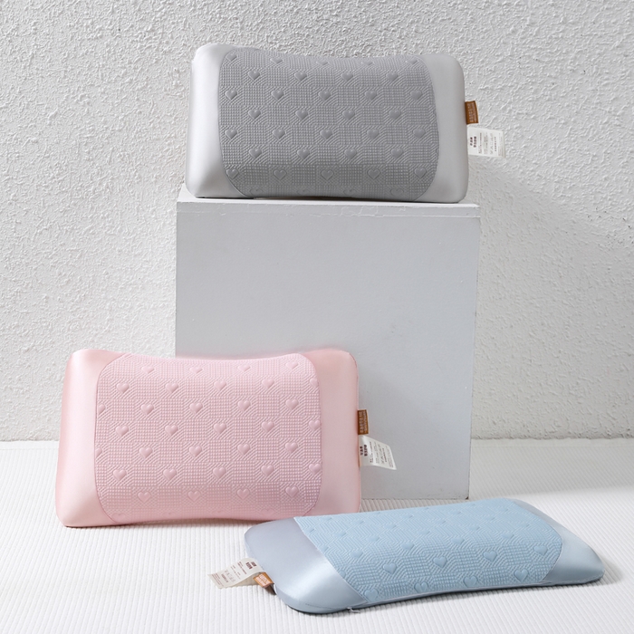 91家纺网 家纺一手货源 找家纺 （总）芯洲 2026新款冰丝冰豆豆慢回弹爱心记忆枕枕头枕