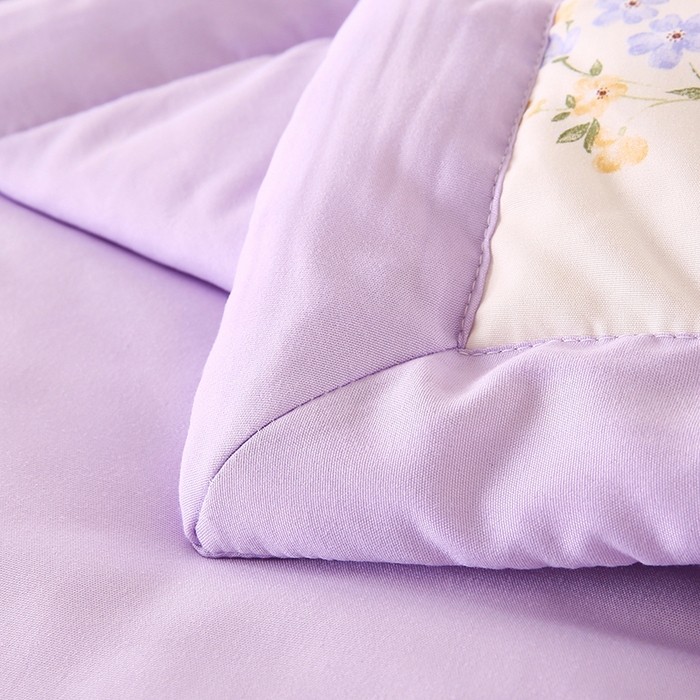 91家纺网 家纺一手货源 找家纺 欧朵 2026新款A类水洗棉夏被系列 半岛花园