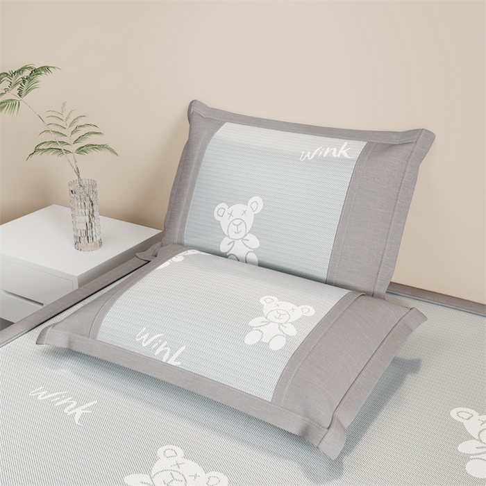 91家纺网 家纺一手货源 找家纺 （总）爱宝被业 2026新款凉感冰丝席三件套