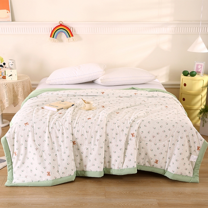 欧朵 2026新款A类水洗棉夏被系列 蝴蝶结