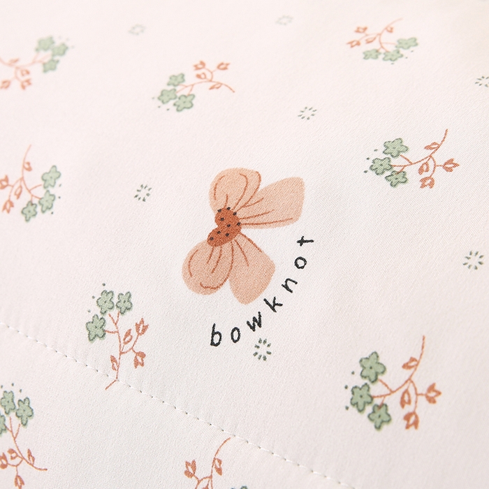 91家纺网 家纺一手货源 找家纺 欧朵 2026新款A类水洗棉夏被系列 蝴蝶结