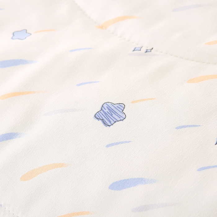 91家纺网 家纺一手货源 找家纺 欧朵 2026新款A类水洗棉夏被系列 流星雨