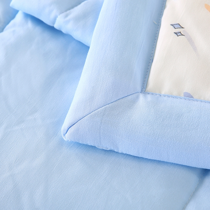 91家纺网 家纺一手货源 找家纺 欧朵 2026新款A类水洗棉夏被系列 流星雨