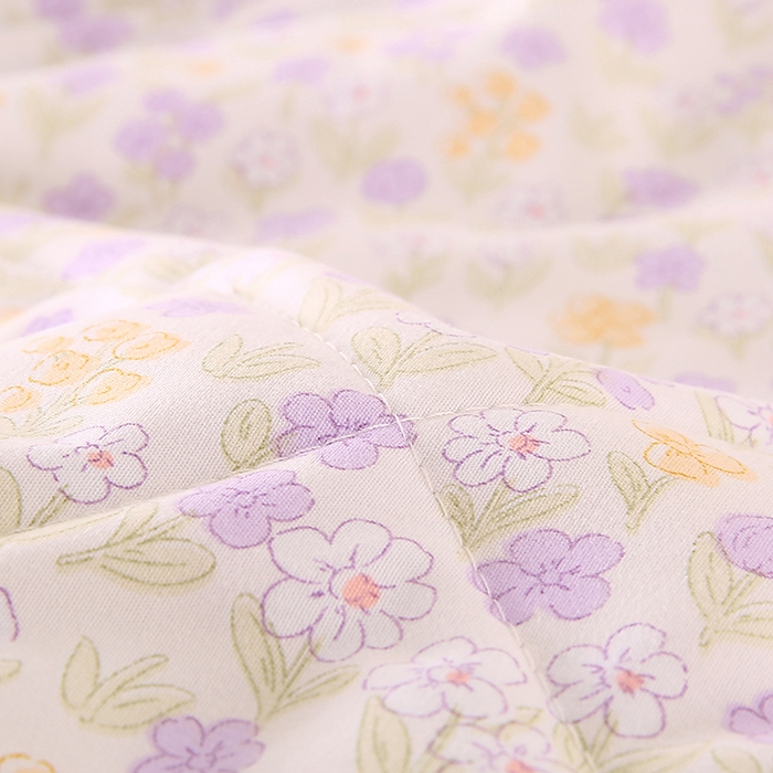 91家纺网 家纺一手货源 找家纺 欧朵 2026新款A类水洗棉夏被系列 琉璃花畔