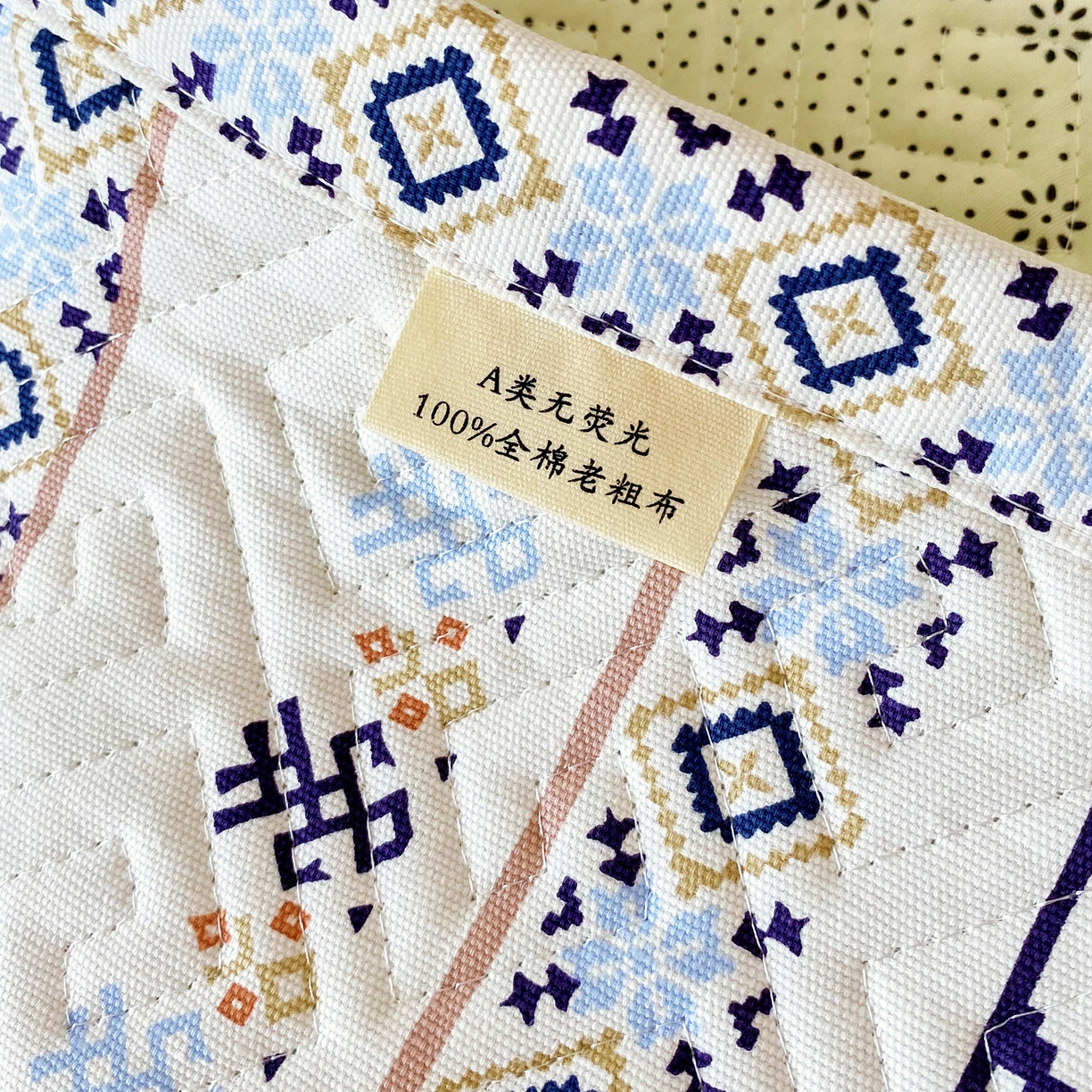 91家纺网 家纺一手货源 找家纺 金鑫汇家纺 2026春夏新款成人床新花型老粗布夹棉床盖软凉席席子可以机洗 波西米亚