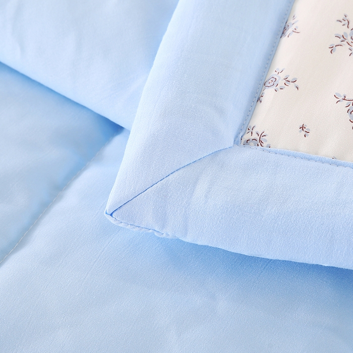 91家纺网 家纺一手货源 找家纺 欧朵 2026新款A类水洗棉夏被系列 蘑菇花