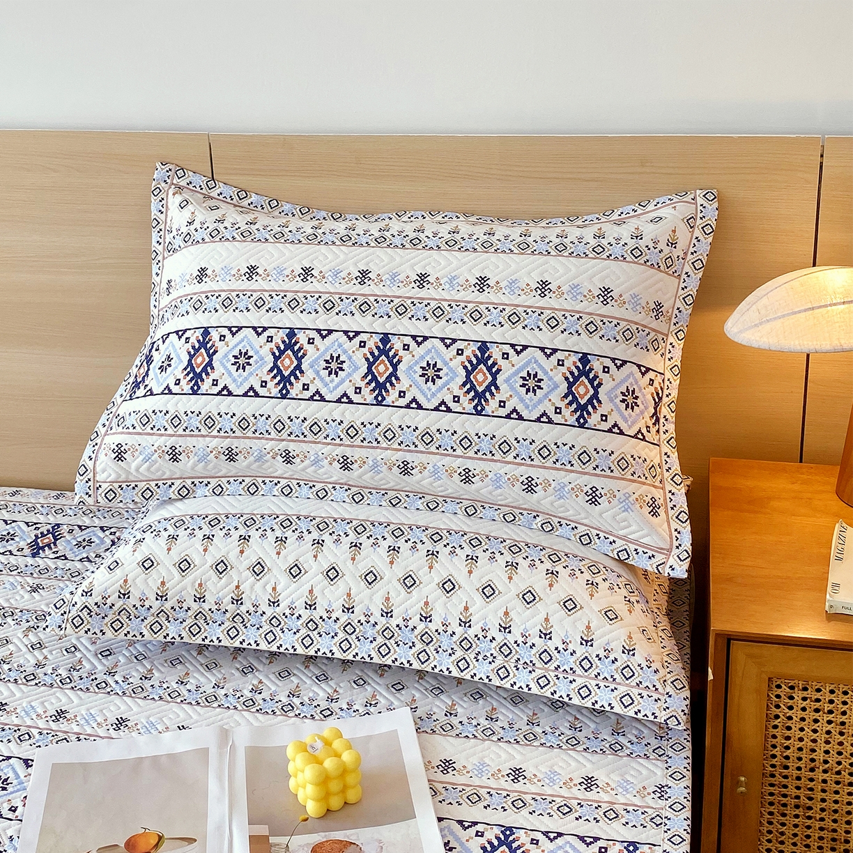 91家纺网 家纺一手货源 找家纺 金鑫汇家纺 2026春夏新款成人床新花型老粗布夹棉床盖软凉席席子可以机洗 波西米亚