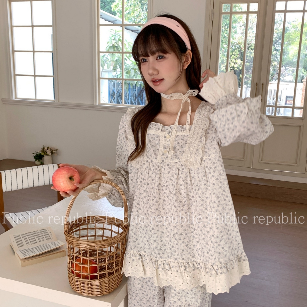 91家纺网 家纺一手货源 找家纺 （总）妍景家居生活馆 2026新款韩系碎花荷叶边蕾丝套装