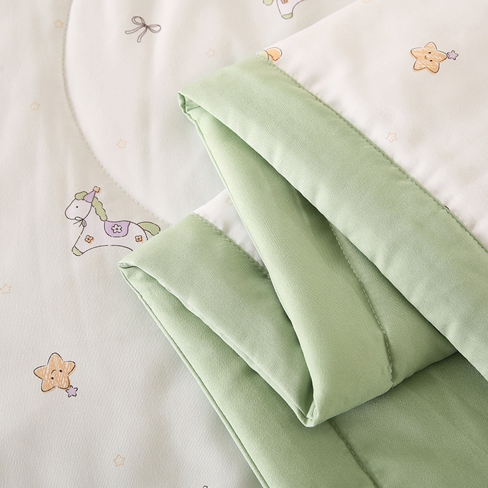 91家纺网 家纺一手货源 找家纺 欧朵 2026新款A类水洗棉夏被系列 游乐园