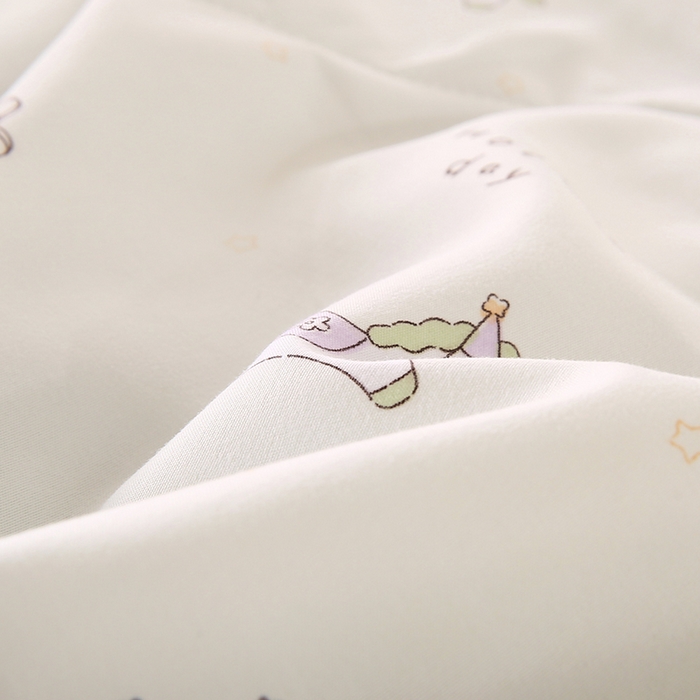 91家纺网 家纺一手货源 找家纺 欧朵 2026新款A类水洗棉夏被系列 游乐园