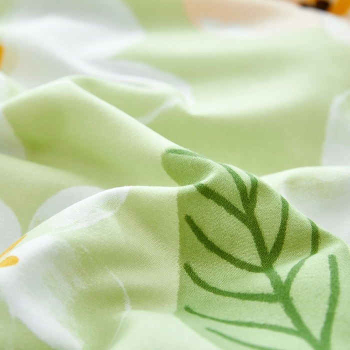 91家纺网 家纺一手货源 找家纺 欧朵 2026新款A类水洗棉夏被系列 栀子花