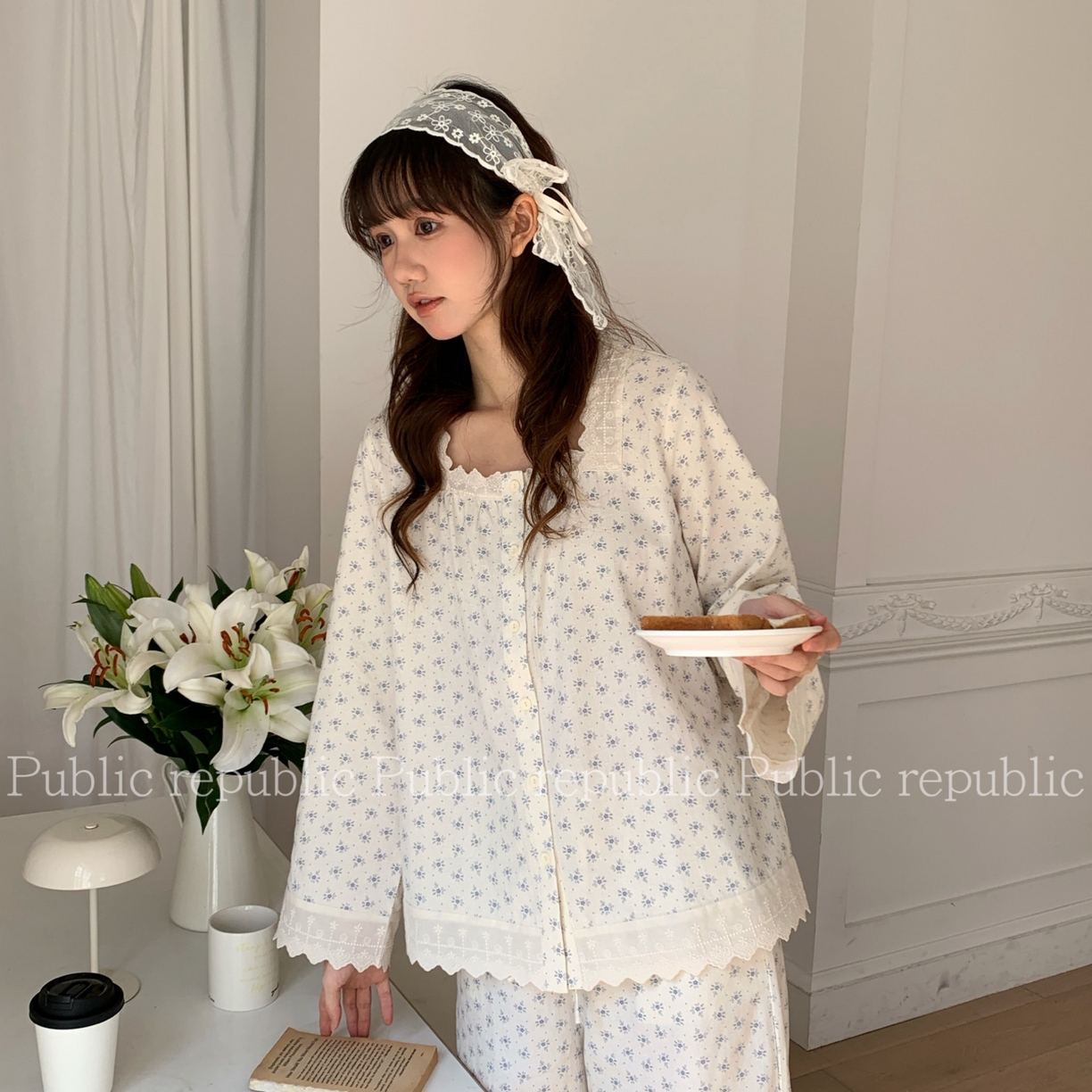 91家纺网 家纺一手货源 找家纺 （总）妍景家居生活馆 2026新款韩系提花方领套装