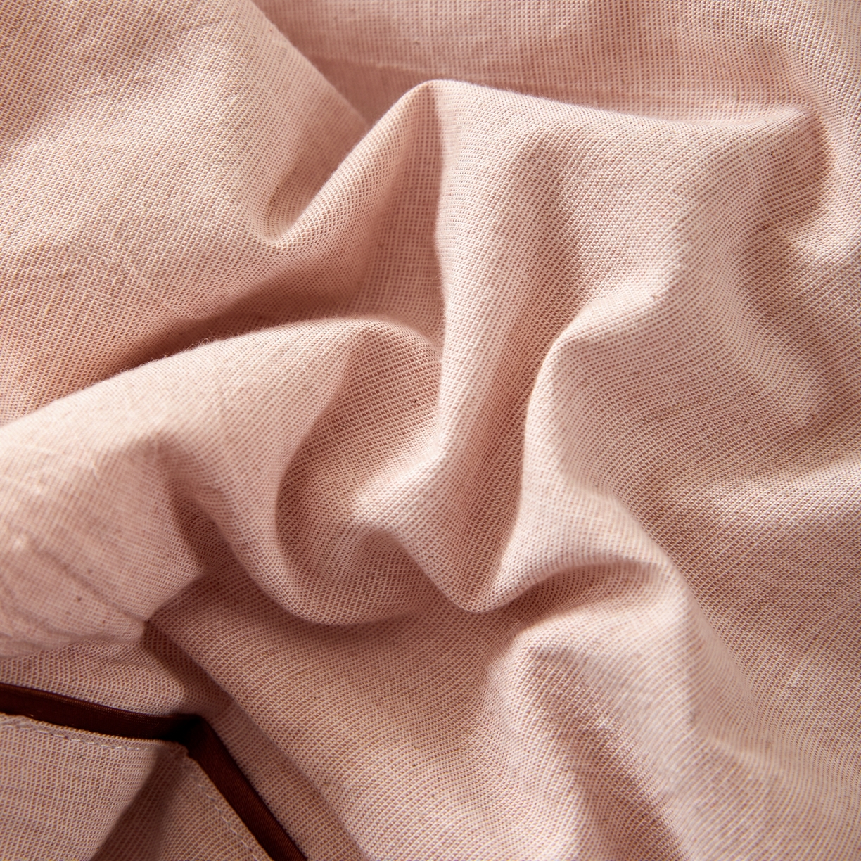 91家纺网 家纺一手货源 找家纺 吾诺家居 2026春夏新款纯色棉麻棉花夏被夏凉被空调被-麻生活系列 麻生活-豆沙