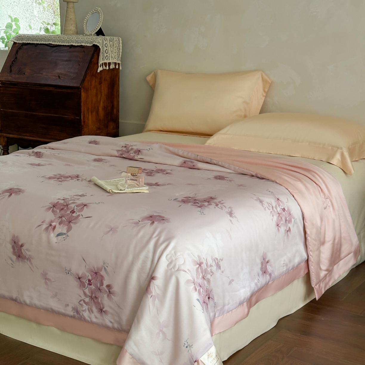 （总）芯丝路枕业 2026新款数码印花进口兰精天丝夏被