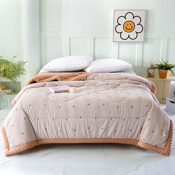 91家纺网 家纺一手货源 找家纺 （总）欧朵 2026新款A类水洗棉豆豆被冬被大豆被芯春秋被冬被 幼儿园 学生宿舍 四季被空调被子