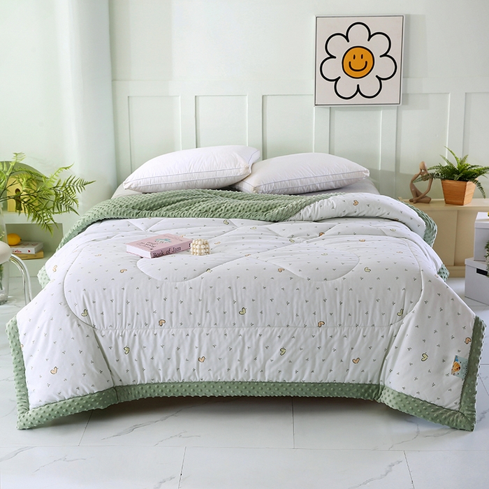 91家纺网 家纺一手货源 找家纺 （总）欧朵 2026新款A类水洗棉豆豆被冬被大豆被芯春秋被冬被 幼儿园 学生宿舍 四季被空调被子