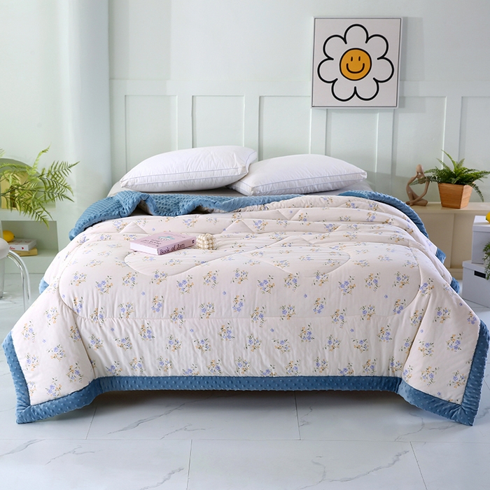 91家纺网 家纺一手货源 找家纺 （总）欧朵 2026新款A类水洗棉豆豆被冬被大豆被芯春秋被冬被 幼儿园 学生宿舍 四季被空调被子