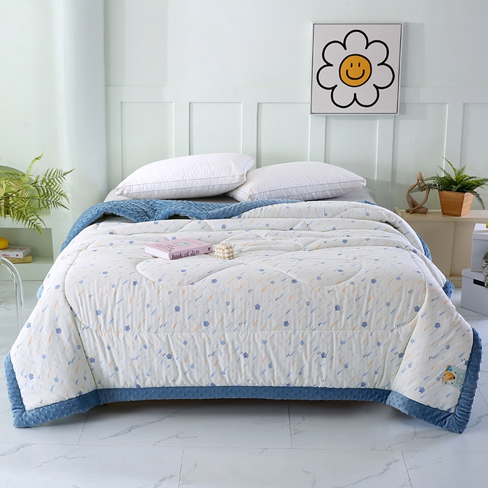 91家纺网 家纺一手货源 找家纺 （总）欧朵 2026新款A类水洗棉豆豆被冬被大豆被芯春秋被冬被 幼儿园 学生宿舍 四季被空调被子