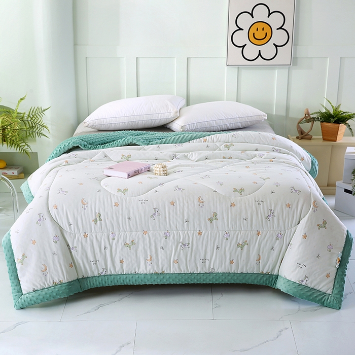 91家纺网 家纺一手货源 找家纺 （总）欧朵 2026新款A类水洗棉豆豆被冬被大豆被芯春秋被冬被 幼儿园 学生宿舍 四季被空调被子