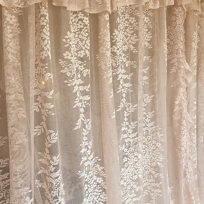 91家纺网 家纺一手货源 找家纺 都市缘蚊帐 2026春夏新款单双层豪华高端蕾丝提花款导轨蚊帐-玫瑰庄园 305玫瑰庄园奶油玉