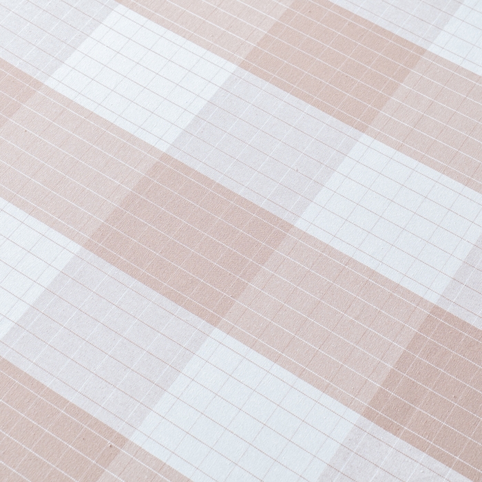 91家纺网 家纺一手货源 找家纺 居美良品 2026新款100%色织全棉老粗布床单 素雅-咖格