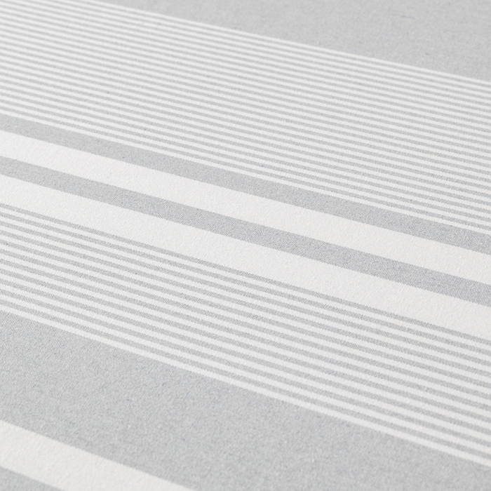 91家纺网 家纺一手货源 找家纺 居美良品 2026新款100%色织全棉老粗布床单 云锦-浅灰