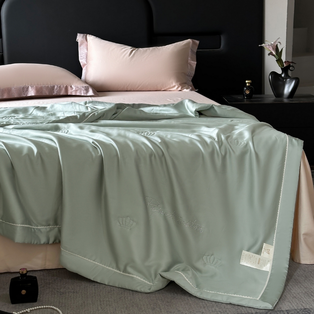 91家纺网 家纺一手货源 找家纺 （总）芯丝路枕业 2026纯色进口兰精天丝夏被