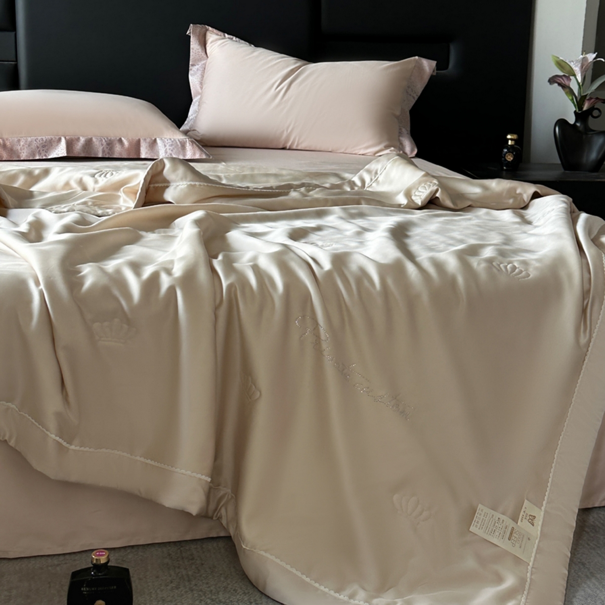 91家纺网 家纺一手货源 找家纺 （总）芯丝路枕业 2026纯色进口兰精天丝夏被