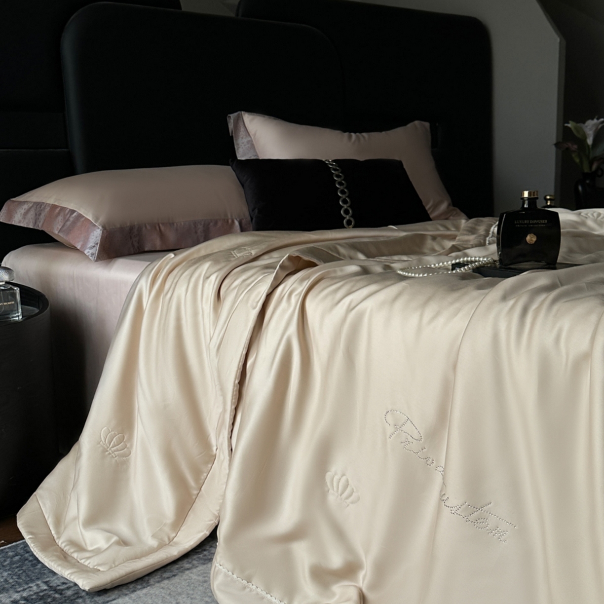 91家纺网 家纺一手货源 找家纺 （总）芯丝路枕业 2026纯色进口兰精天丝夏被