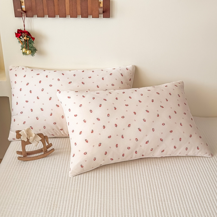 91家纺网 家纺一手货源 找家纺 帕拉美拉 2026新款A类(聚乳酸)提花凉感丝三件套夏被 甜果轻语