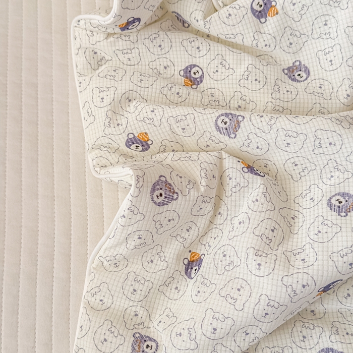 91家纺网 家纺一手货源 找家纺 帕拉美拉 2026新款A类(聚乳酸)提花凉感丝三件套夏被 萌宠织语