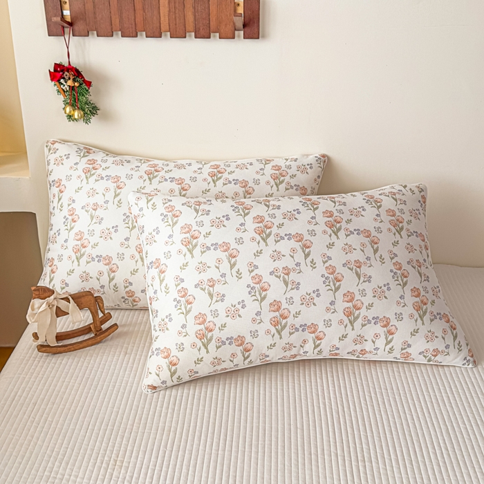 91家纺网 家纺一手货源 找家纺 帕拉美拉 2026新款A类(聚乳酸)提花凉感丝三件套夏被 花织郁梦