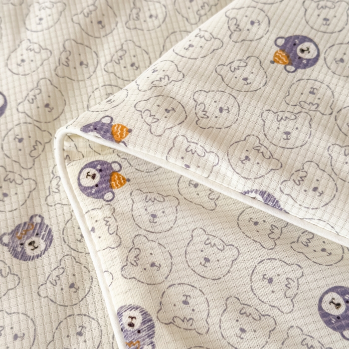 91家纺网 家纺一手货源 找家纺 帕拉美拉 2026新款A类(聚乳酸)提花凉感丝三件套夏被 萌宠织语